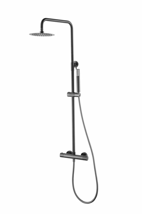 Set doccia termostatico IMEX Monza Black Gun Metal