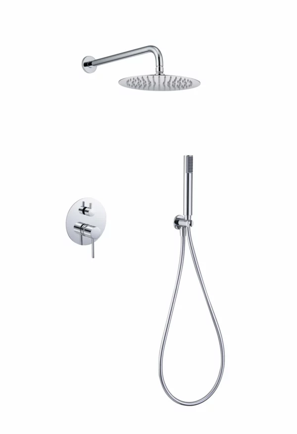 Set doccia monocomando da incasso IMEX Monza cromo